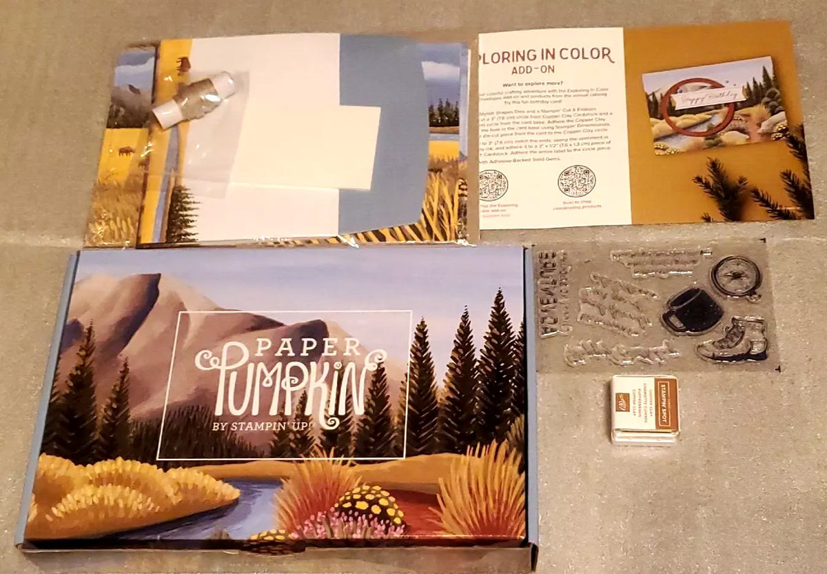 Exploring in Color Paper Pumpkin Kit