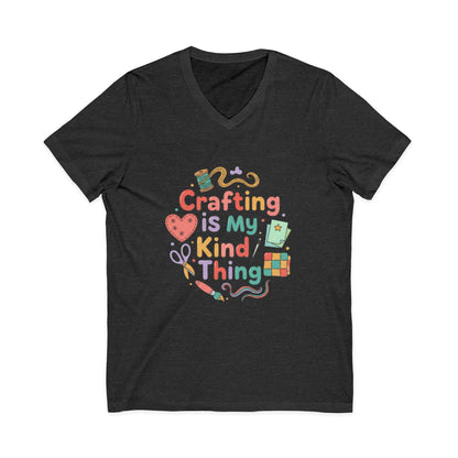 Crafting Is My Kind of Thing V-Neck Tee