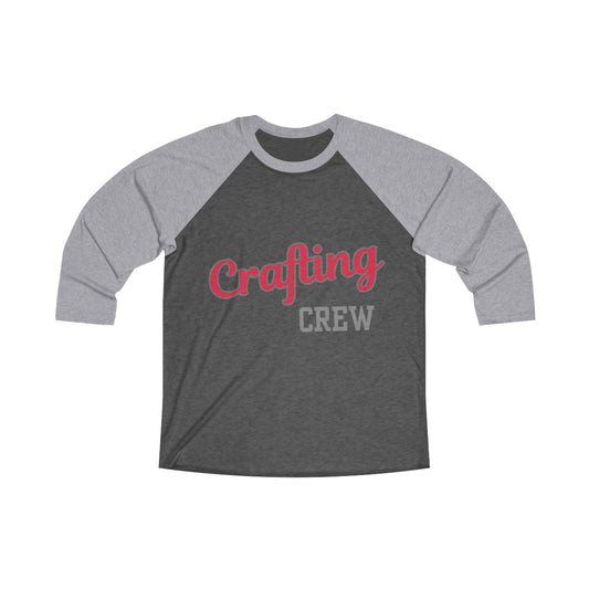 Crafting Crew 3/4 Sleeve Baseball Shirt for Crafters
