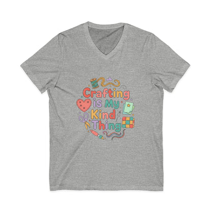 Crafting Is My Kind of Thing V-Neck Tee