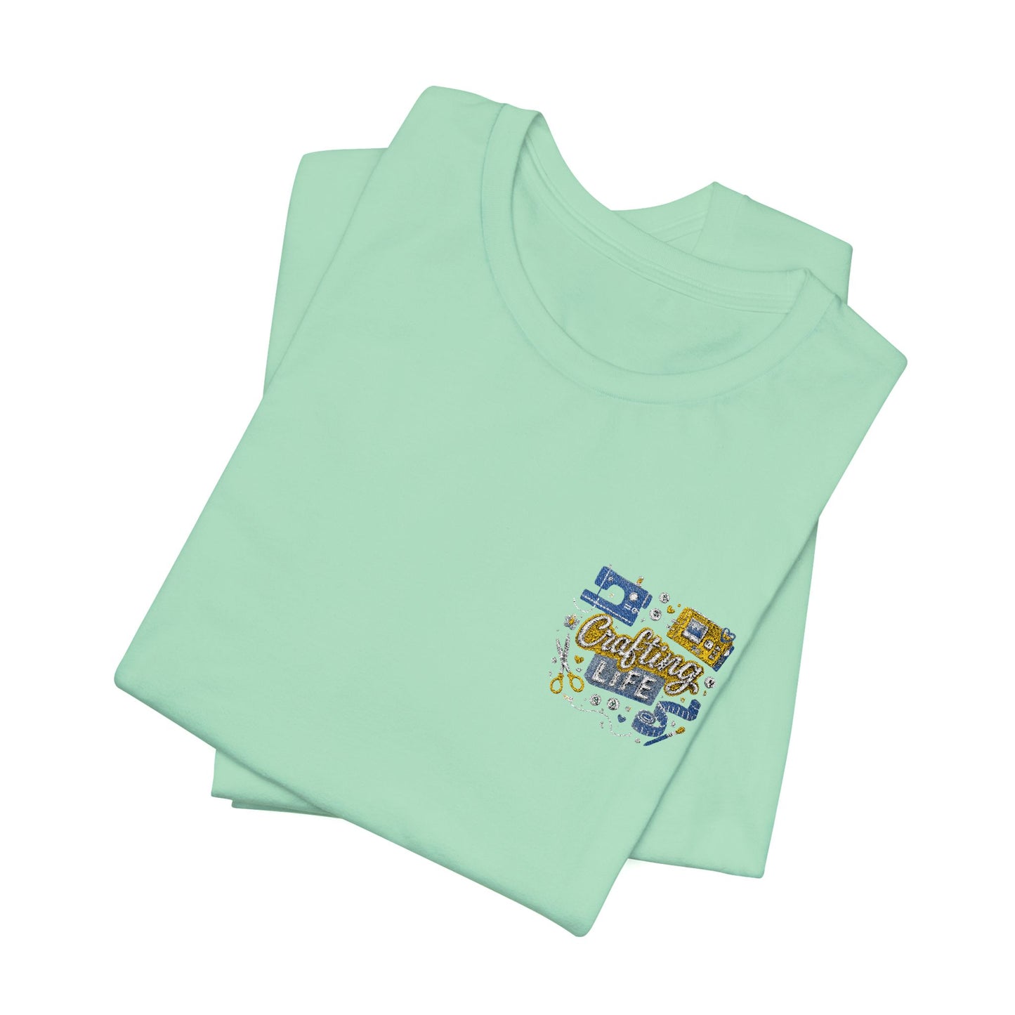 Crafting Life Embroidered Short Sleeved T-shirt