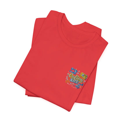 Crafting Life Embroidered Short Sleeved T-shirt