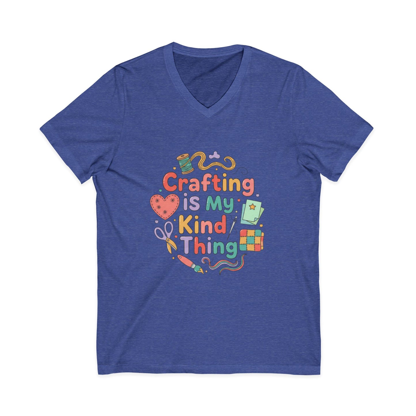 Crafting Is My Kind of Thing V-Neck Tee