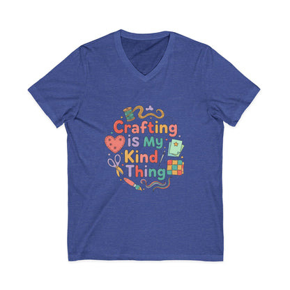 Crafting Is My Kind of Thing V-Neck Tee