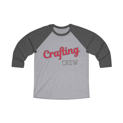 Crafting Crew 3/4 Sleeve Baseball Shirt for Crafters