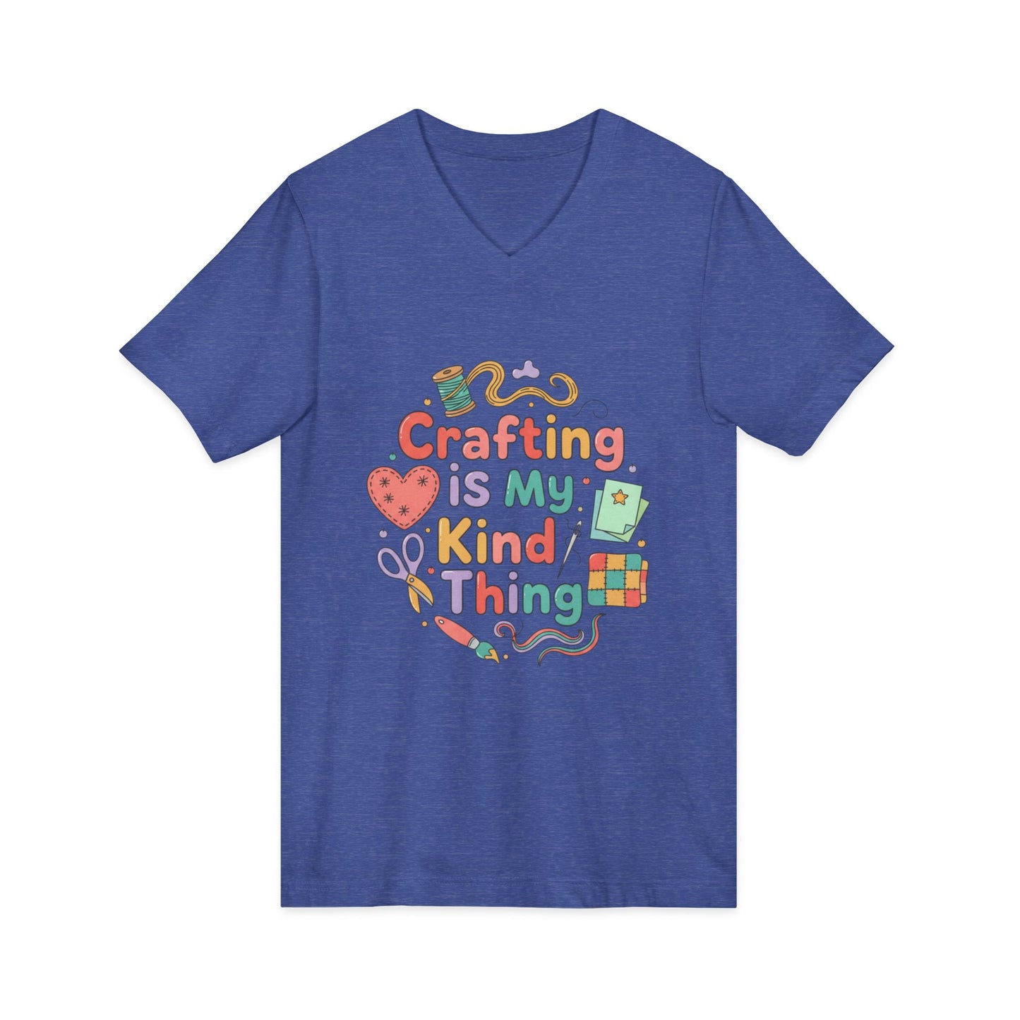 Crafting Is My Kind of Thing V-Neck Tee