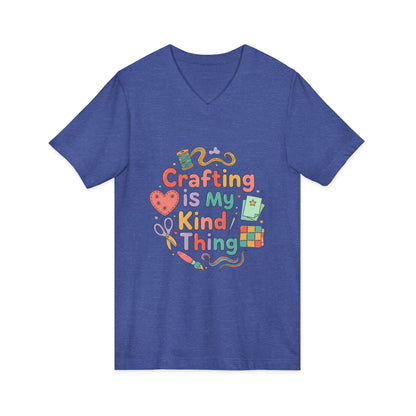 Crafting Is My Kind of Thing V-Neck Tee