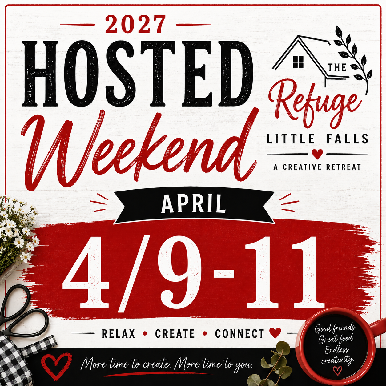 Hosted Retreat April 9-11, 2027