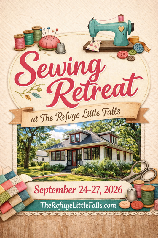 Sewing Retreat September 24-27, 2026