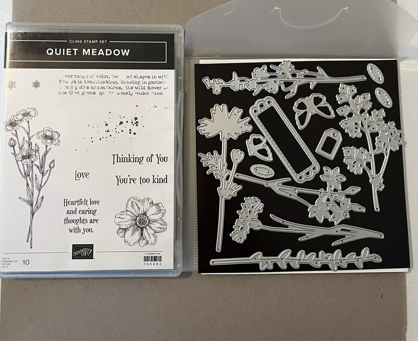Quiet Meadow Stamps and Dies